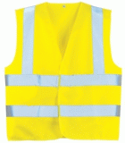 70242_Fluo jól láthatósági mellény, sárga-43, Jólláthatósági