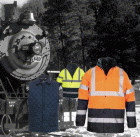 7ROPO_Coverguard jól láthatósági ROADWAY 3/1 FLUO PE KABÁT Jólláthatósági
