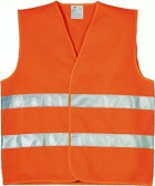 Fluo jólláthatósági mellény 70233 keresztcsíkos, XXL méret, Jólláthatósági