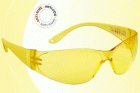 60556_Lux Optical Pokelux munkavédelmi védőszemüveg, sárga lencse, karcmentes, páramentes 