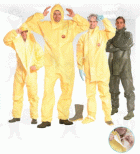  40701_TYCHEM C kapucnis védőoverall 705-ös, Kezeslábas