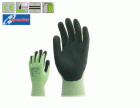 6677_Eurobambou bambusz/Spandex/nylon kesztyű, tenyéren fekete nitrillel mártva