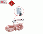 71353_Top zuhanásgátló + energiaelnyelő + 10 m hosszú, 12 mm-es körszövött kötél + 1 karabiner