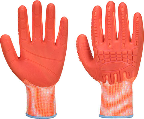 A728_Portwest Beütődés elleni védelem Supergrip Impact HR Cut kesztyű