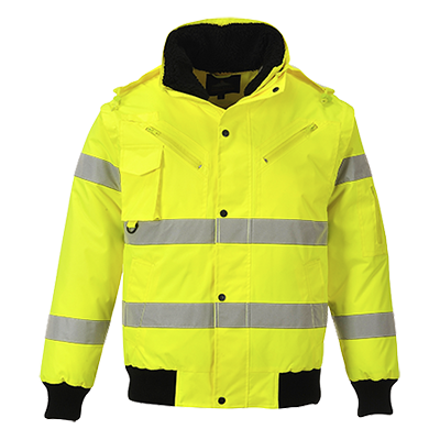 C467-s Portwest, Hi-Vis 3 az 1-ben bomber kabát, Jólláthatósági