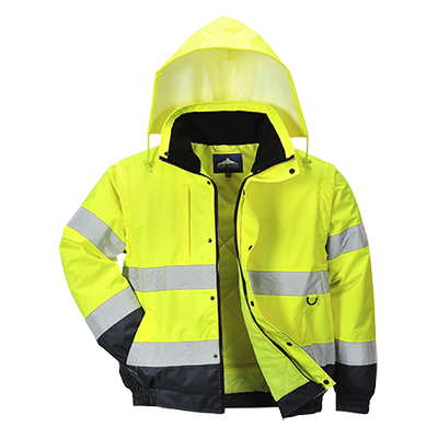 C468-s Portwest, HiVis 2 az 1-ben kabát, Jólláthatósági 