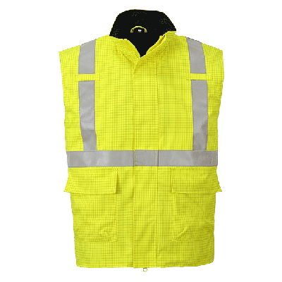 S776-s Portwest, Bizflame Rain Hi-Vis antisztatikus FR mellény, Jólláthatósági