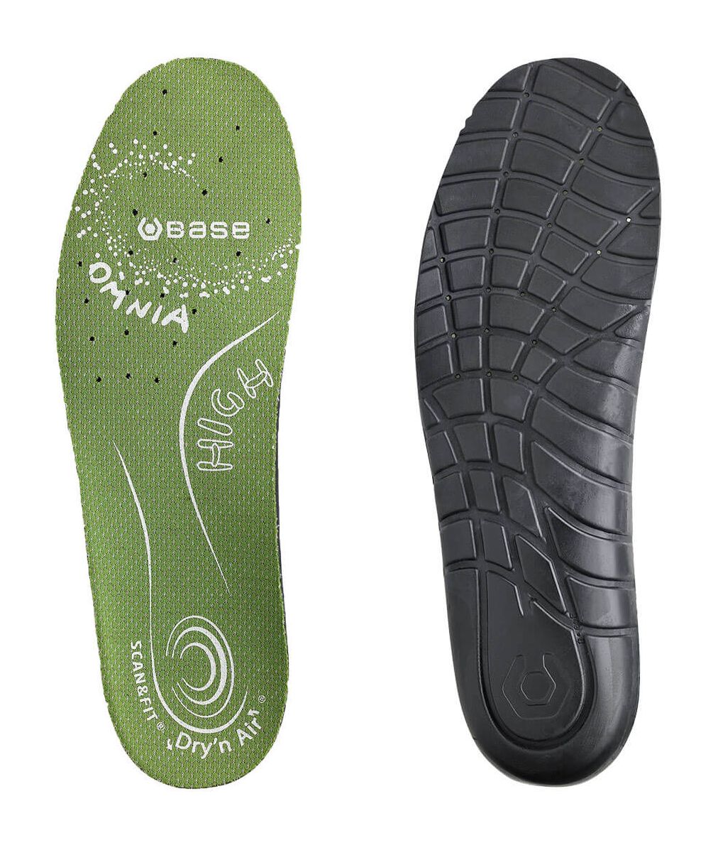 B6312 - Dry'n Air Scan&Fit Omnia - High Zöld - kényelmes talpbetét