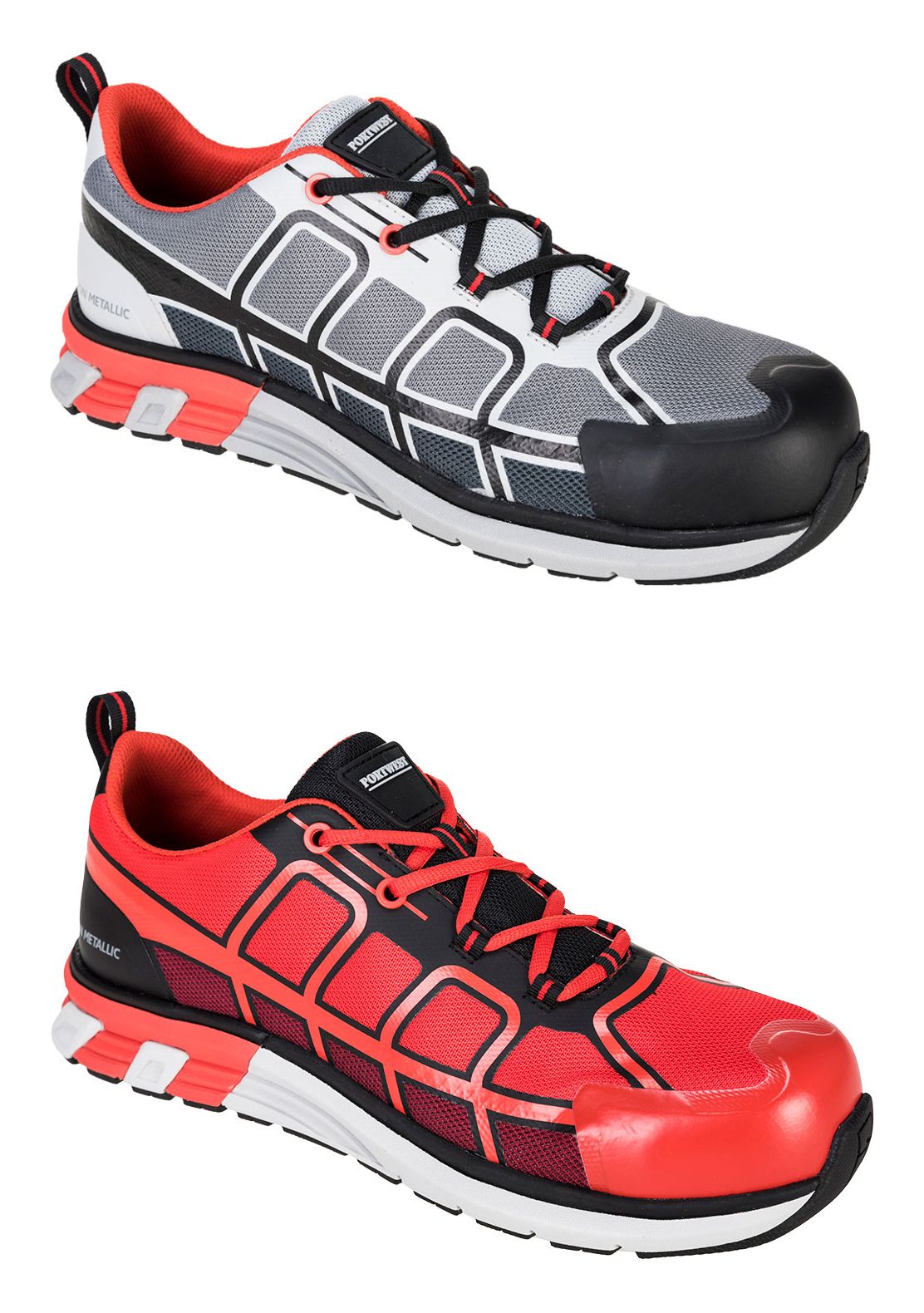 FT17_OlymFlex Barcelona SBP AE sportos Trainer cipő Szürke/Piros