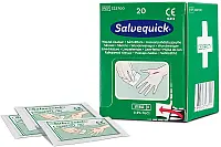 323700_Cederroth Salvequick sebtisztító kendő elsősegély állomás utántöltő, 20 db