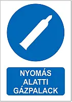 TB-02592_Nyomás alatti gázpalack tábla, utánvilágítós 
