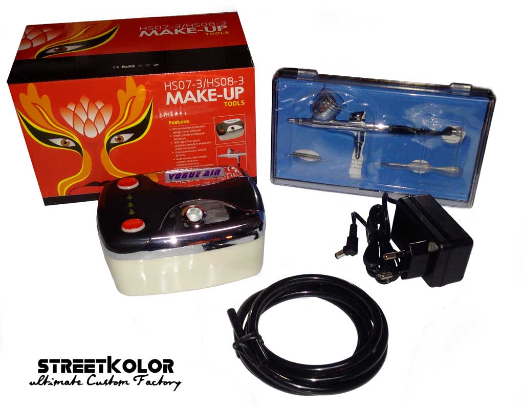 HS-08-3 Airbrush készlet kompresszorral