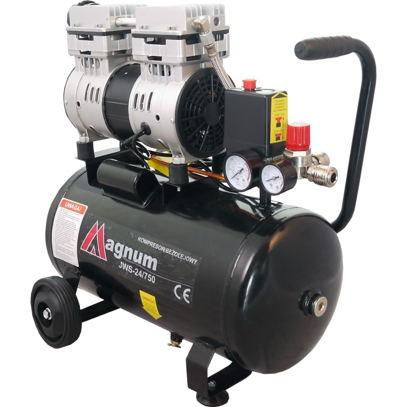 Magnum JWS-24 olajmentes kompresszor, csak 68dB, tartály: 24L