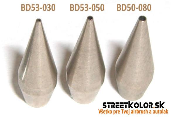 Önközpontosító szórófej 0,5 mm Fengda BD-182/183 airbrush pisztolyokhoz