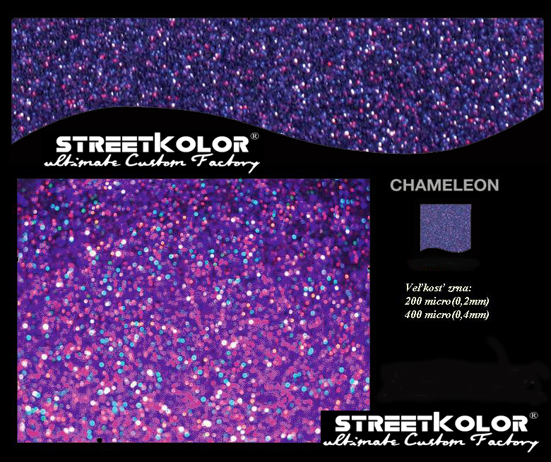 KolorPearl Kaméleon - Sötét Lila, 100 gramm, 200 mikron = 0,2 mm