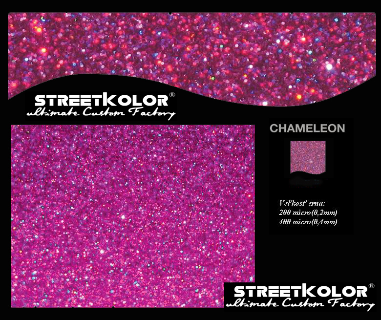 KolorPearl Kaméleon - Purple, 50 grams, 200 micron = 0.2 mm.