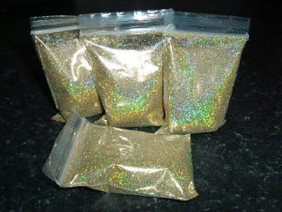 Arany hologram, 100% Hologram, 50 gramm, 400 micro=0,4mm