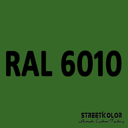 RAL 6010 Akril autófesték fényes vagy matt 1 liter + edző + hígító