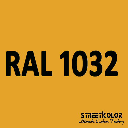 RAL 1032 Akril autófesték fényes vagy matt 1 liter + fixáló + hígító