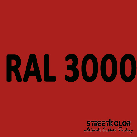 RAL 3000 Akril autófesték fényes vagy matt 1 liter + fixáló + hígító
