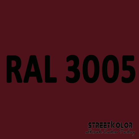 RAL 3005 Akril autófesték fényes vagy matt 1 liter + fixáló + hígító