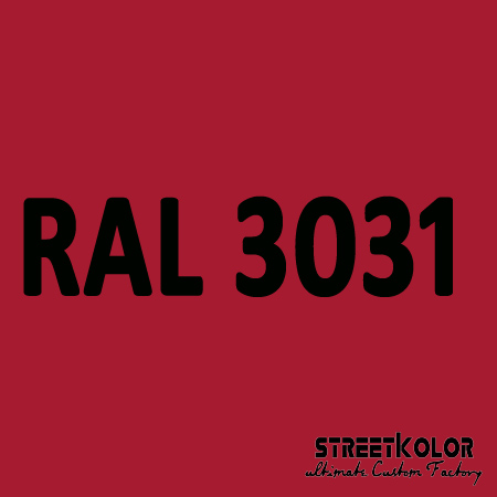 RAL 3031 Akril autófesték fényes vagy matt 1 liter + fixáló + hígító