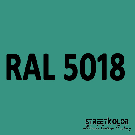 RAL 5018 Akril autófesték fényes vagy matt 1 liter + fixáló + hígító