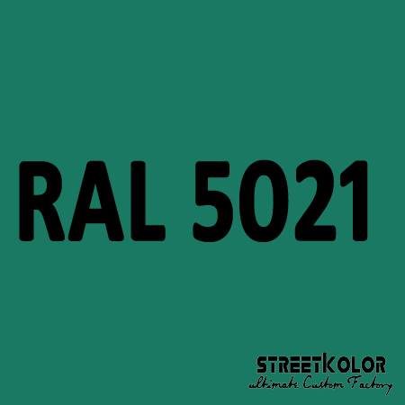 RAL 5021 Akril autófesték fényes vagy matt 1 liter + fixáló + hígító