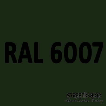 RAL 6007 Akril autófesték fényes vagy matt 1 liter + fixáló + hígító