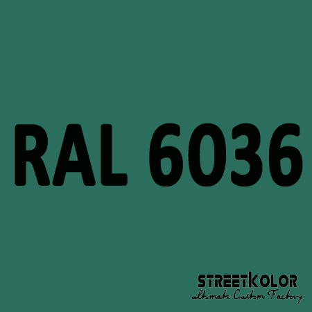 RAL 6036 Akril autófesték fényes vagy matt 1 liter + fixáló + hígító