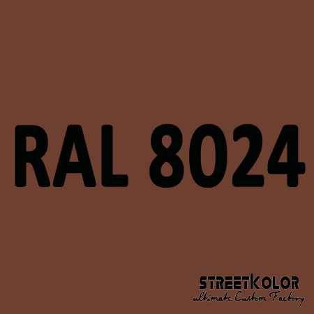 RAL 8024 Akril autófesték fényes vagy matt 1 liter + fixáló + hígító
