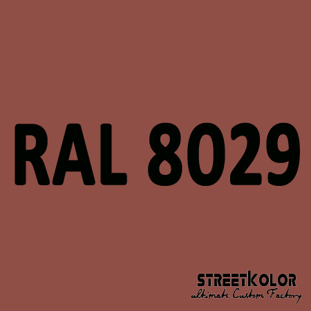 RAL 8029 Akril autófesték fényes vagy matt 1 liter + fixáló + hígító
