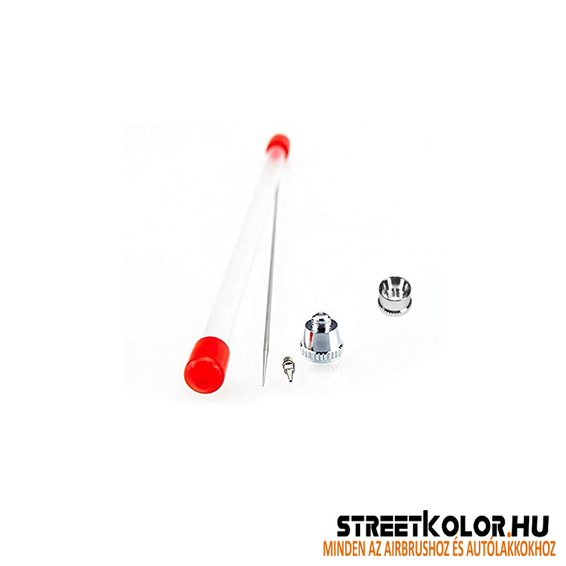 Airbrush tű, fúvóka, fúvókafedél, tűvédő 0,3 mm OCTAGON festékszóró pisztolyhoz