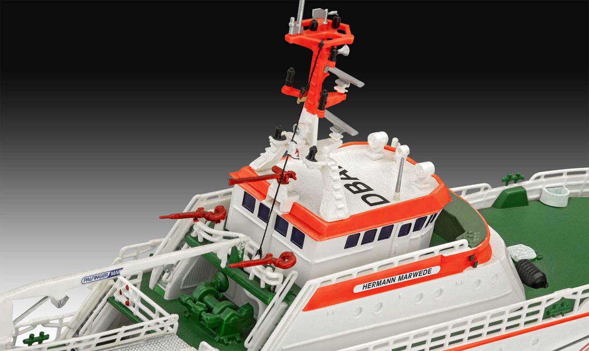 Revell HMS Duke of York Modellező készlet hajó 1:1200, 45 darab + festékek + ragasztó + ecset