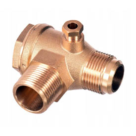 Kompresszor visszacsapó szelep 3/8" x 3/8" nyomástartályos kompresszorokhoz