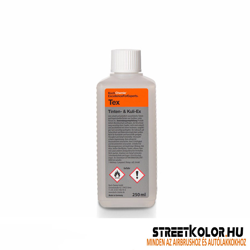 KochChemie Tex Festékeltávolító (farmerből, golyóstoltól) 250ml