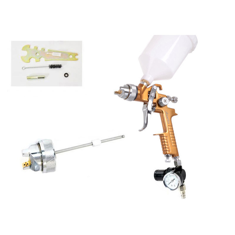 Auarita H-827G HVLP szórópisztoly 1,3mm + 2,5mm + nyomásszabályzó