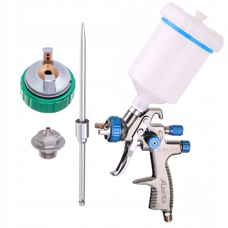 Szórópisztoly Auarita L-898 LVLP 1.3 + 1.4mm, fogyasztás: 120l/perc.