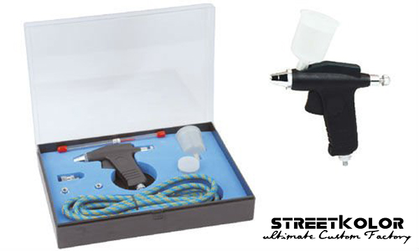 FENGDA® BD-105K airbrush pisztoly 0,3mm + 0,5mm tű és szórófej