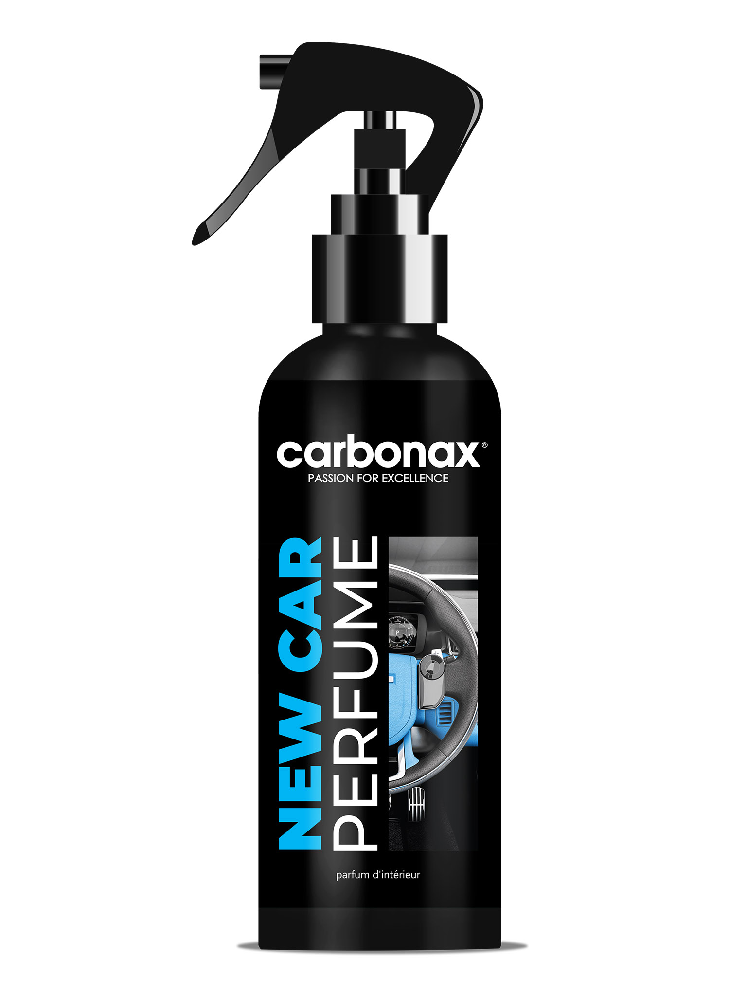 CARBONAX® Erősen koncentrált autóparfüm ÚJ AUTÓ illattal, 150ml