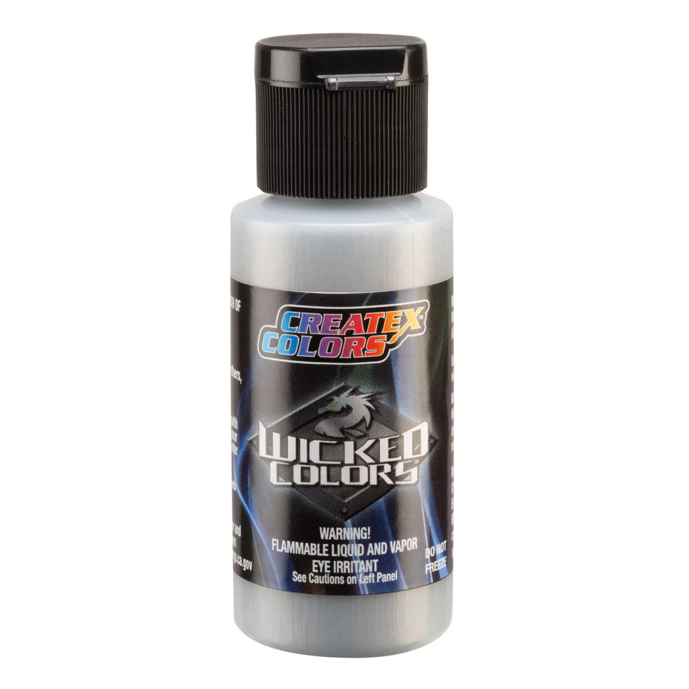 Wicked Króm ezüst airbrush festék CreateX W357 30 ml – Quicksilver Chrome