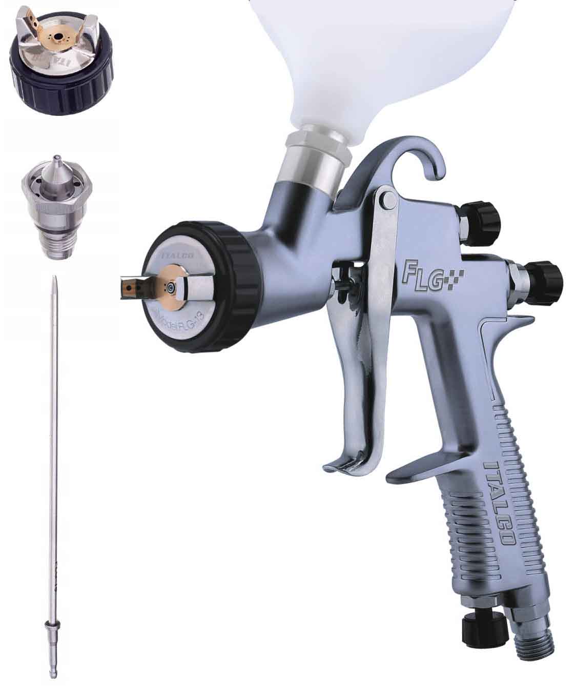 ITALCO FLG LVMP szórópisztoly 1,4 + 1,8 mm, fogyasztás: 280l/min.