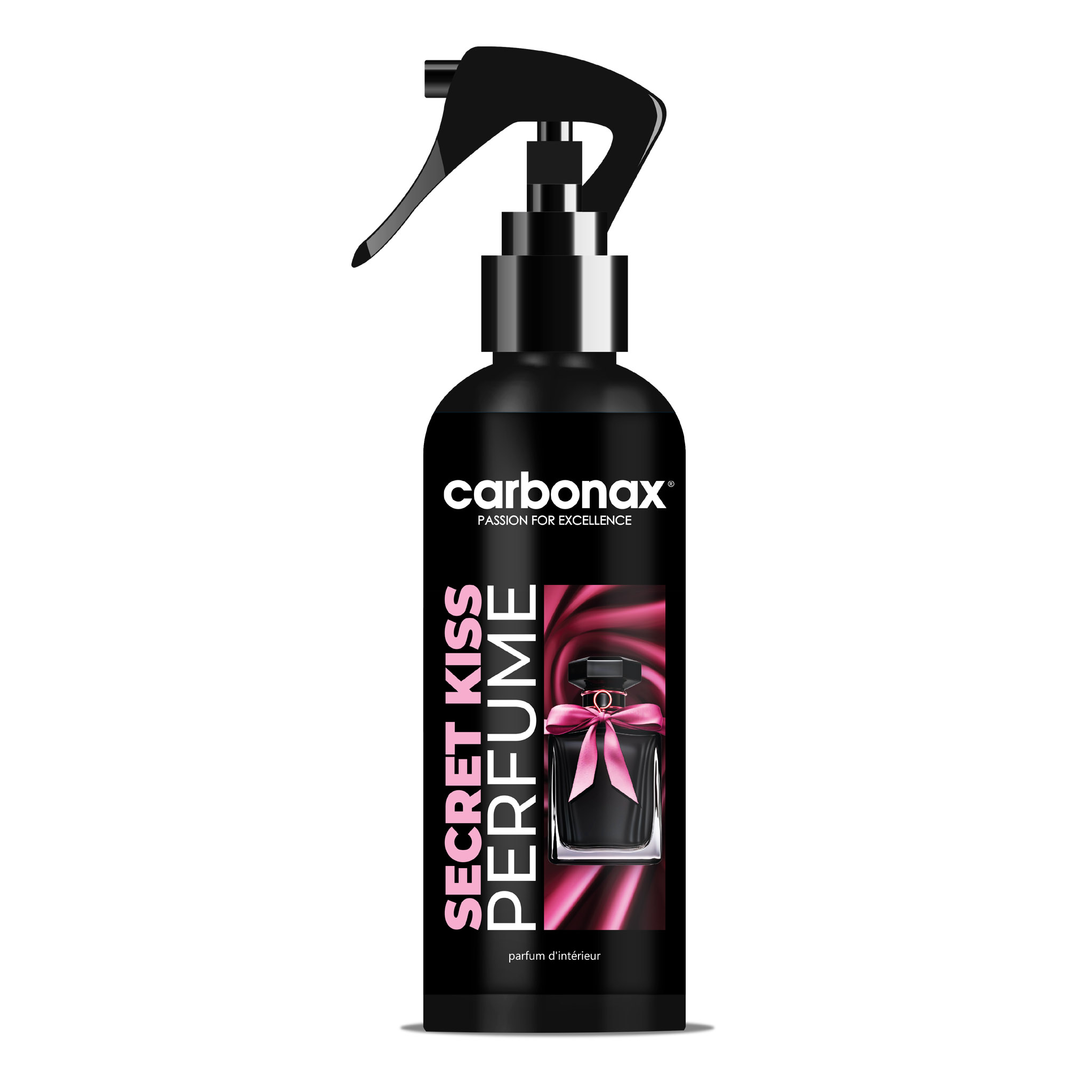 CARBONAX® Erősen koncentrált autóparfüm SECRET KISS illattal, 150ml 