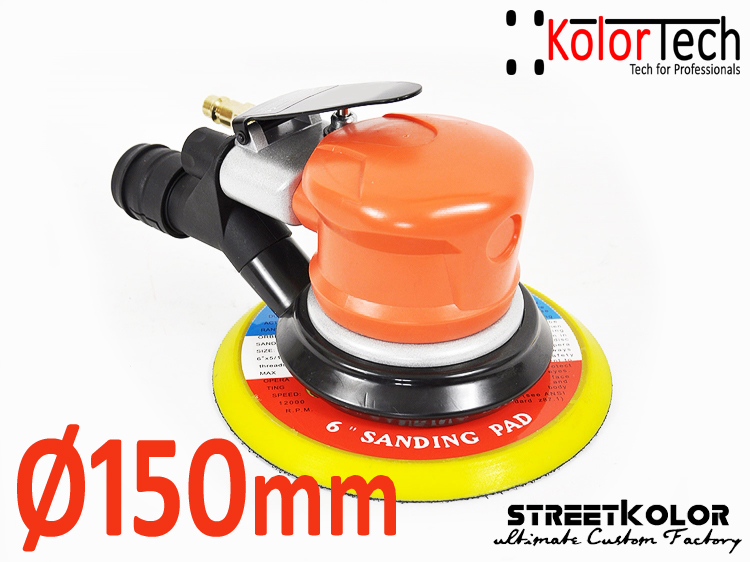 KolorTech AT-991N pneumatikus csiszoló 150mm, eltérés: 5mm