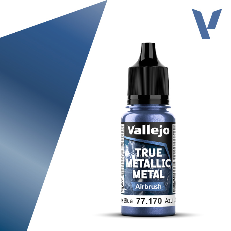 VALLEJO TRUE METALLIC 77.170 Kékmetál akril airbrush festék 18 ml