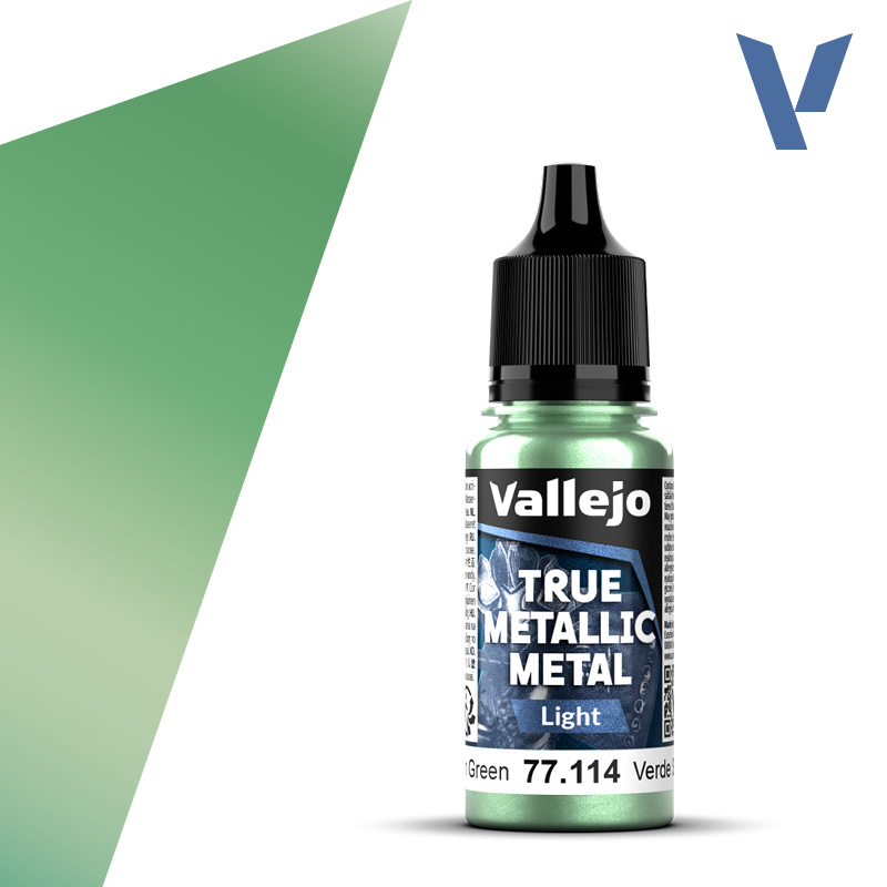 VALLEJO TRUE METALLIC 77.114 Zöldmetál akril airbrush festék 18 ml