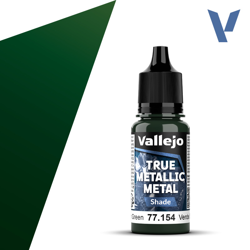 VALLEJO TRUE METALLIC 77.154 Zöldmetál akril airbrush festék 18 ml