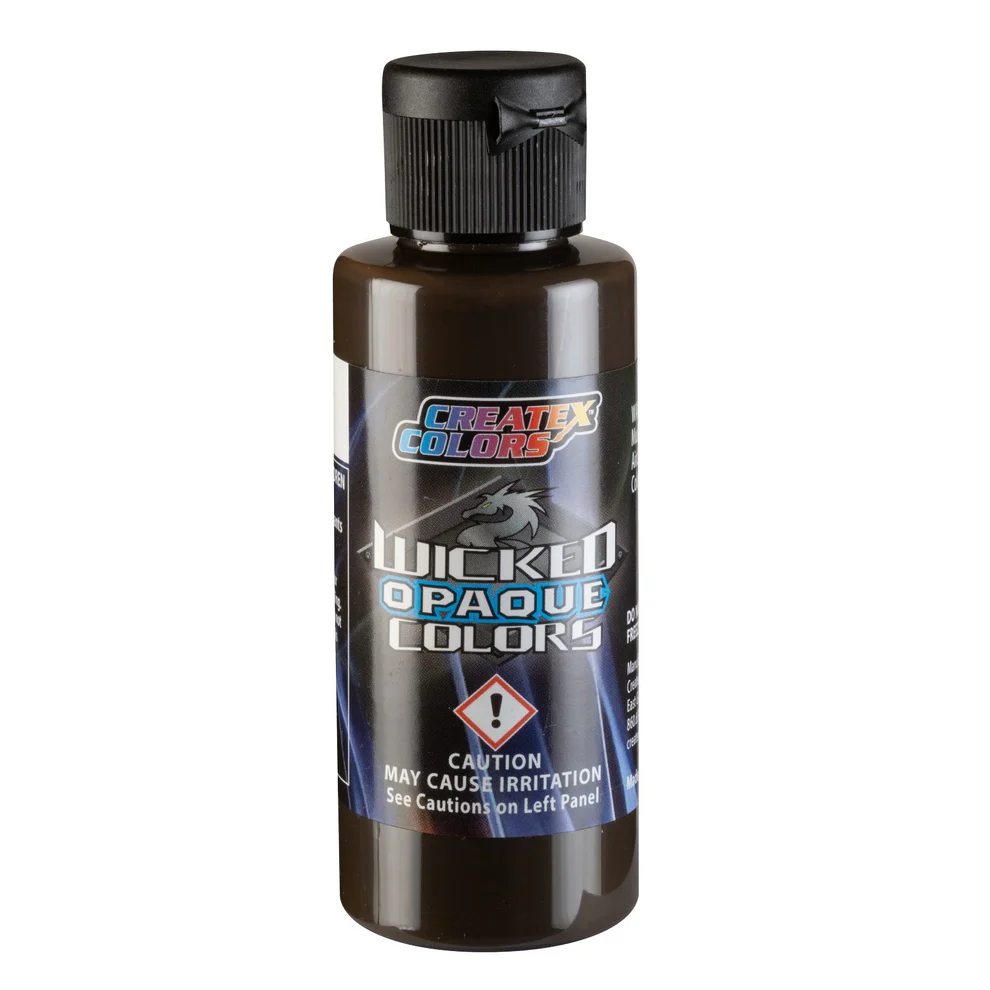 Wicked W097 Raw Umber barna fedő airbrush festék 60ml