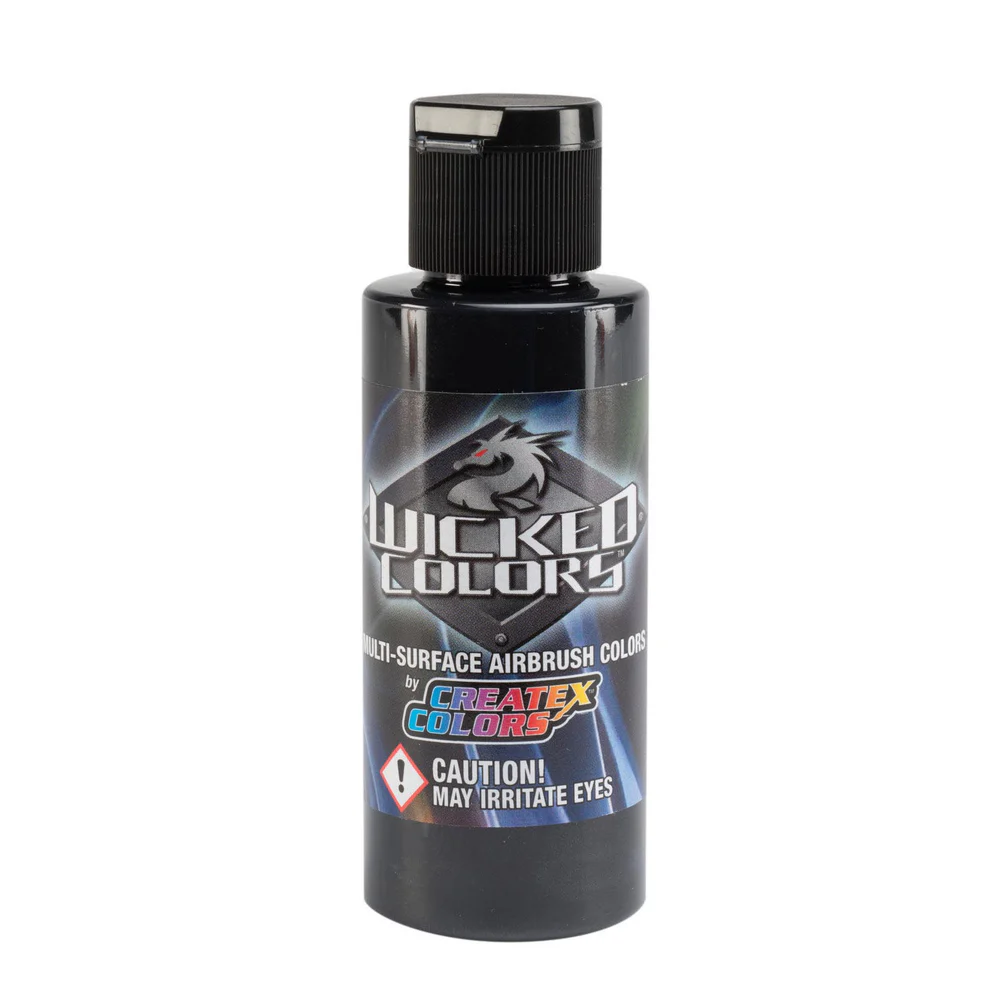 Wicked Pearl Fekete gyöngyház airbrush festék CreateX W300 60 ml – Pearl Black