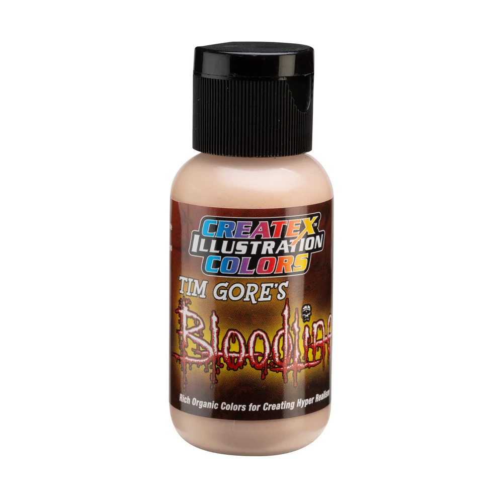 Illusztrációs Sötétbézs airbrush festék CreateX 30 ml – Illustration Deep Natural 5027 Lifeline